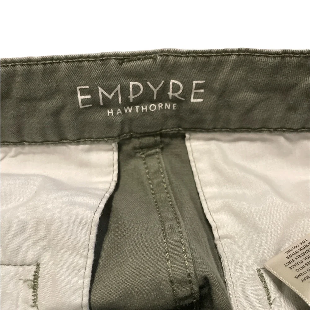 Zumiez Empyre Hawthorne Cotton Blend Olive Green Classic Mini Skirt Size 3
